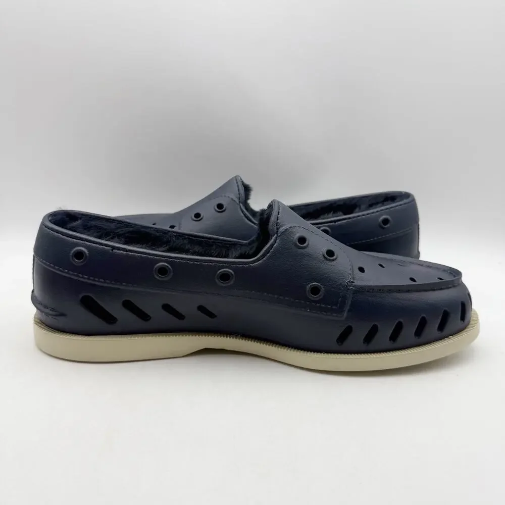 Sperry Mens Original Float Cozy Boat Shoes US 10 EU 43 Navy Blue NWOB